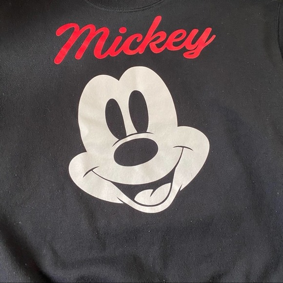 Neff X Disney Mickey Mouse sweatshirt black Sz small - Picture 2 of 6